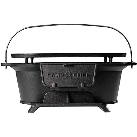 Camp Chef Cast Iron Charcoal Grill, Black, CIGR19