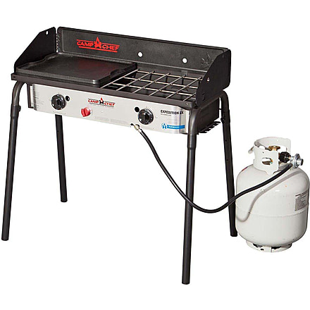 Camp Chef Expedition 2X Cooking System, Stainless/Black, YK60LWC12