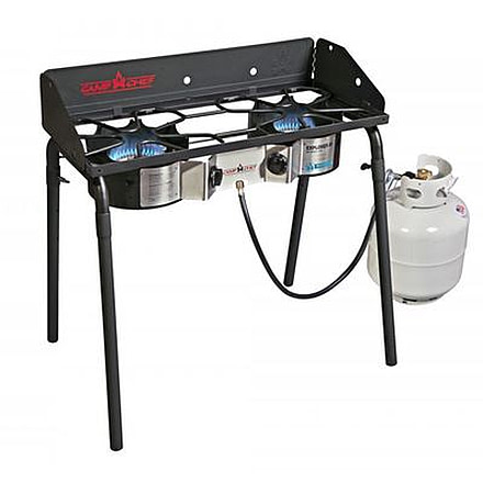 Camp Chef Explorer 2x Two-Burner Stove, CSA, BLACK, EX60FP