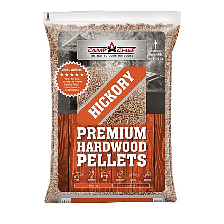 Camp Chef Hickory Premium - Hardwood Pellets, 20 LBS, PLHK