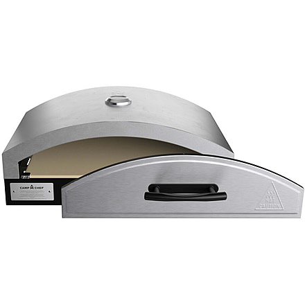 Camp Chef Italia Artisan Outdoor Pizza Oven w/ Door, White/Black, PZ90D