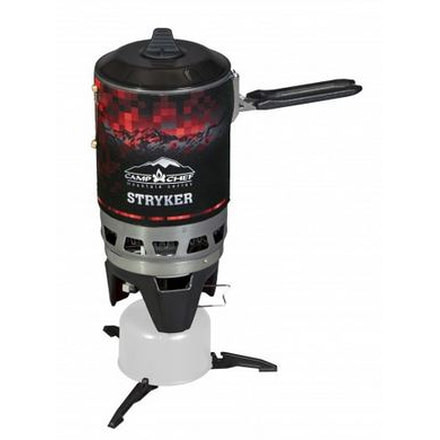 Camp Chef Mountain Series Stryker Isobutane Stove, Green/Black/Red MS100