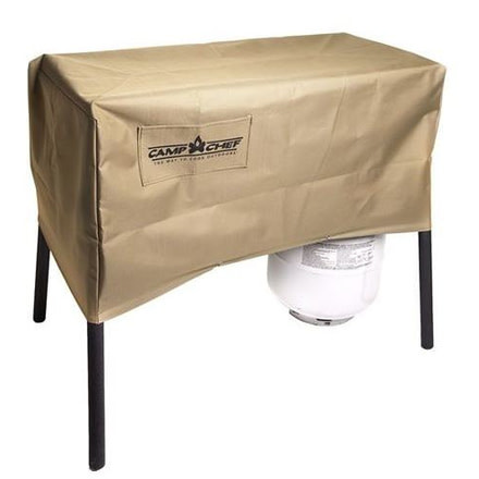 Camp Chef Patio Cover for 2 Burner Stoves, Supports Burner Stove, Khaki Tan PC32CC