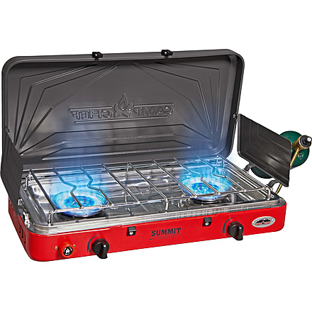 Camp Chef Summit Two Burner Camping Stove, Red, MS2HPR