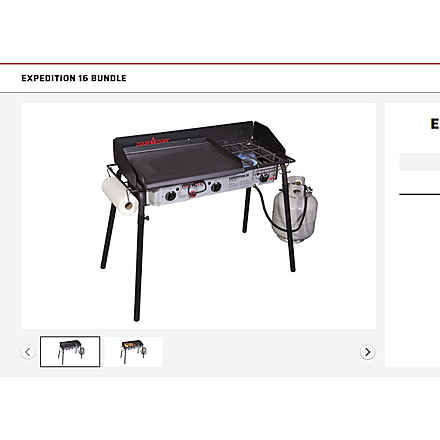 Camp Chef Tahoe Stove, Black/Red, TB90LW