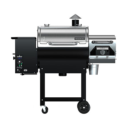 Camp Chef Woodwind Pellet Grill w/ Sear Box, Black/Silver PG24WWSS