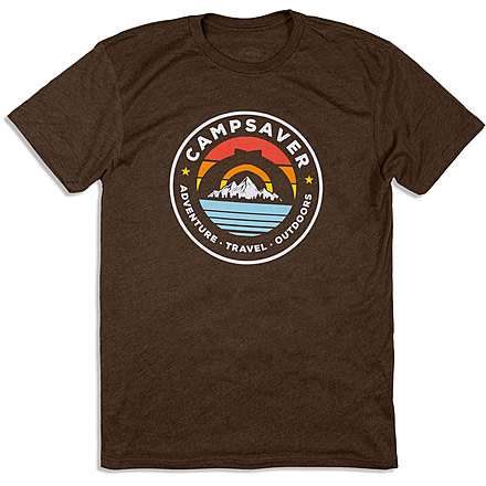 CampSaver Circle Adventure T-Shirt, Esspresso, Small, CRAD-ESP -Small