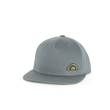 CampSaver Logo Hat Embroidered Logo - Unisex, Flint Gray/Green Logo, One Size, CS-Logo-Hat-FLGRY/GRN-OS