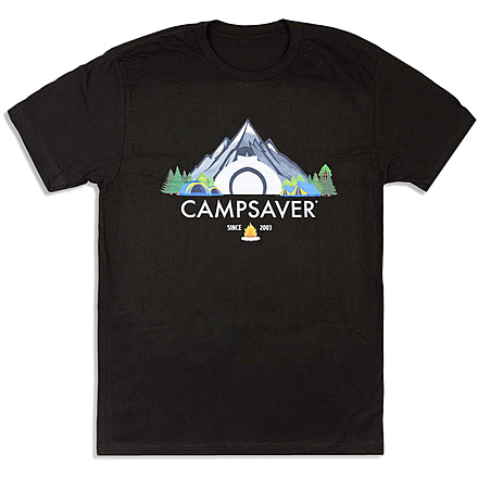 CampSaver Since 2003 T-Shirt, Black, X-Large, S03-Adult-BLK-X-Large