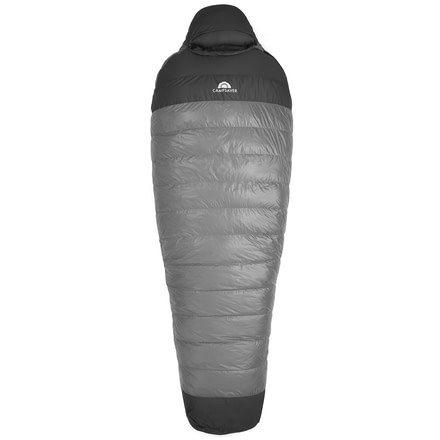 CampSaver Ultralight 30 Mens Sleeping Bag (850 Goose Down)-Grey-Regular