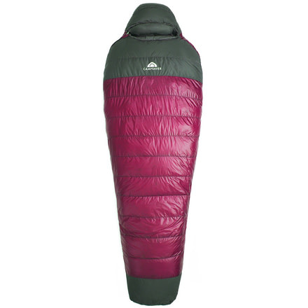 CampSaver Ultralight 35 Womens Sleeping Bag (850 Goose Down)-Sangria-Regular