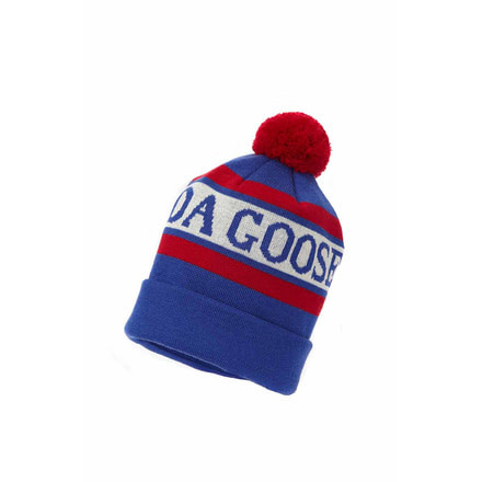 Canada Goose Logo Pom Toque - Men's-Graphite/Black