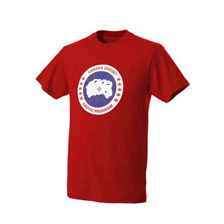 Canada Goose T-Shirt - Men's-Red-X-Large