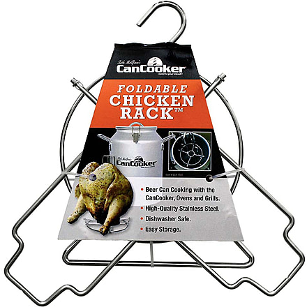 CanCooker Foldable Chicken Rack, Silver, One Size, CKNRK-1501
