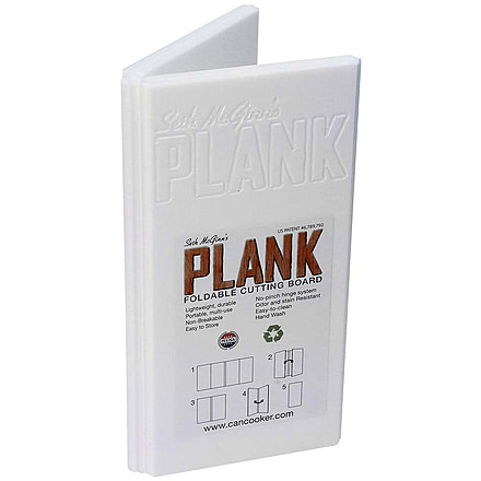 CanCooker Plank Cutting Board, White, Small, SMP1408