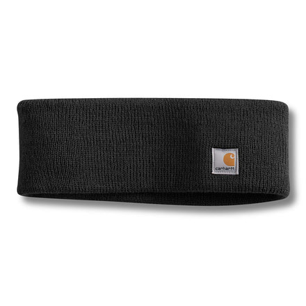 Carhartt Acrylic Headband for Womens, Black, One Size Fits All WA053-BLK-OFA