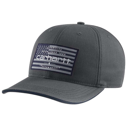 Carhartt American Flag Cap - Mens, Shadow, OSFA, 103524-029-OFA-