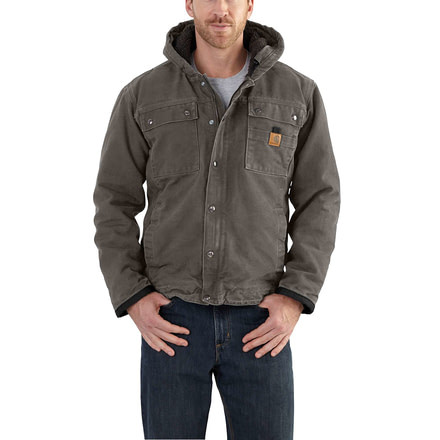 Carhartt Bartlett Jacket for Mens, Gravel, Large/Tall 102285-039-TLL-L