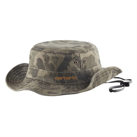 Carhartt Billings Boonie Hat - Mens, Burnt Olive Camo, L/XL 101199-379-LXL