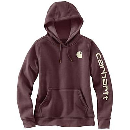 Carhartt Clarksburg Graphic Sleeve Pullover Swt - Womens, Fudge Heather, M-REG, 102791-518-REG-M
