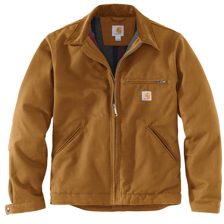 Carhartt Detroit Jacket - Mens, Carhartt Brown, Large, 103828-BRN-REG-L