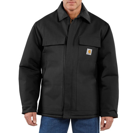 Carhartt Duck Traditional Coat for Mens, Black, Medium/Regular C003-BLK-REG-MED