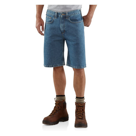 Carhartt Five Pocket Denim Short - Men's-Light Classic Wash-34 Waist