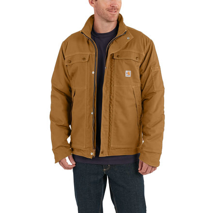 Carhartt Flame-Resistant Full Swing Quick Duck Coat - Men's, Carhartt Brown, Medium/Regular, 102182-211-REG-M