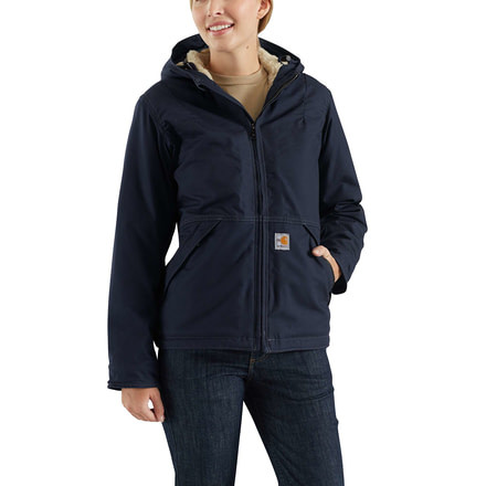 Carhartt Flame-Resistant Womens Full Swing Quick Duck Jacket, Dark Navy, Large/Regular 102694-410-REG-L