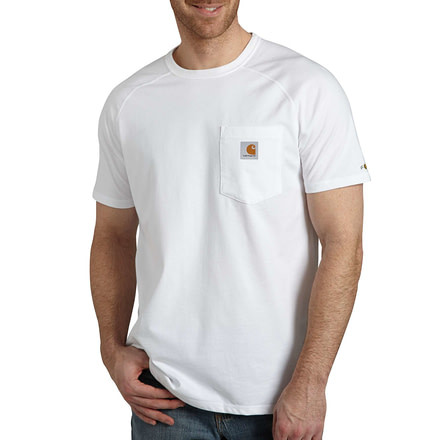 Carhartt Force Cotton Delmont LS T-Shirt - Men's, White, 2XL, Regular, 100410-100-REG-2XL