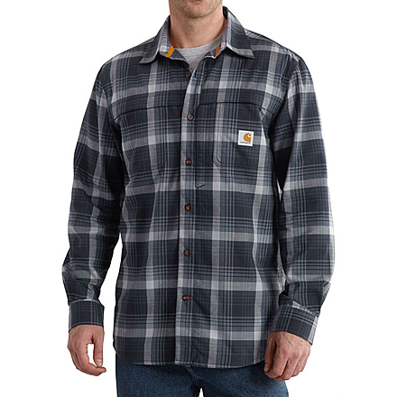 Carhartt Force Reydell Long-Sleeve Shirt - Men's-Navy-Large