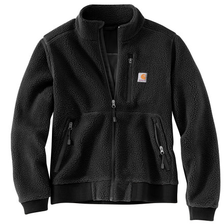 Carhartt High Pile Fleece Jacket - Womens, Black, Extra Small, 103913-BLK-REG-XS