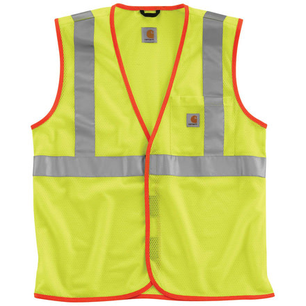 Carhartt High-Visibilty Class 2 Vest, Brite Lime, Medium/Regular 100501-323-REG-M