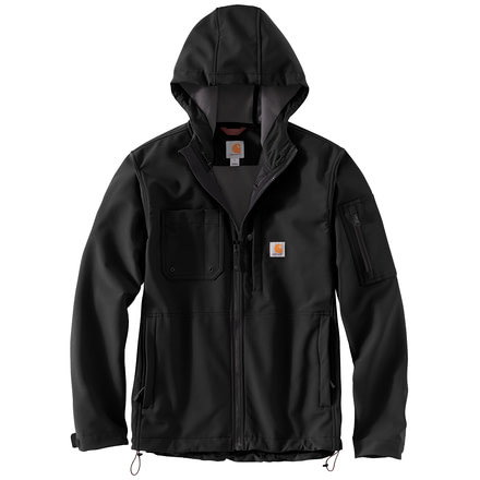 Carhartt Hooded Rough Cut Jacket - Mens, Black, Small, 103829-BLK-REG-S
