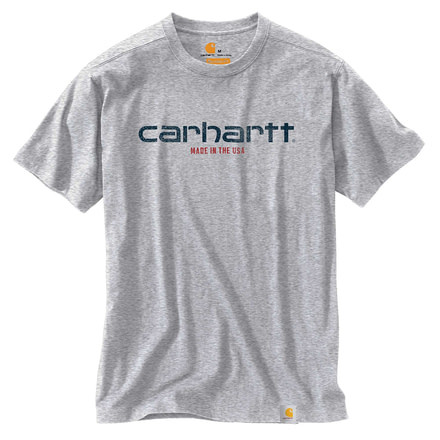 Carhartt Lubbock Graphic Short Sleeve T-shirt - Mens, Heather Gray, XL-REG 103181-034-REG-XL
