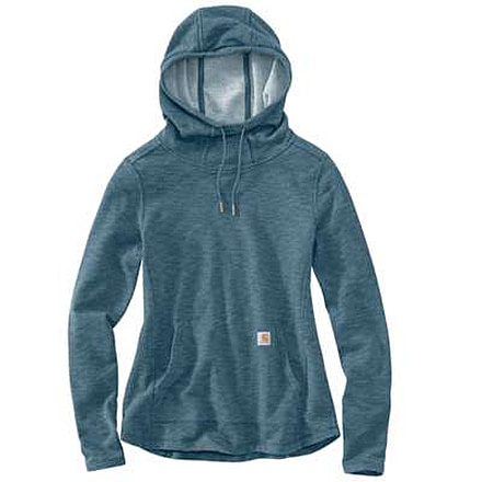 Carhartt Newberry Cowl Hoodie - Womens, Steel Blue, S-REG, 102481-437-REG-S