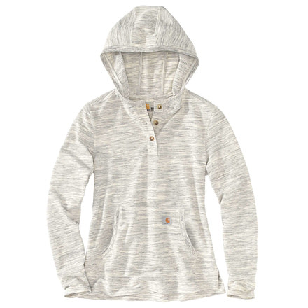 Carhartt Norwalk Hoodie - Womens, Marshmellow Space Dye, L-REG 103061-110-REG-L