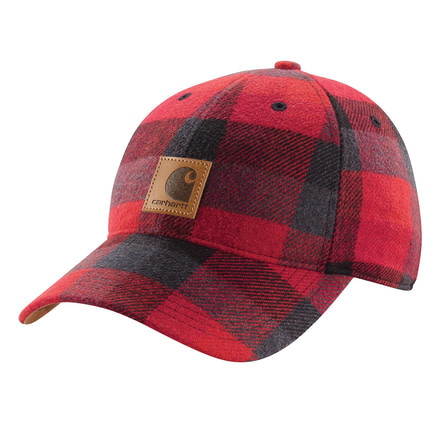 Carhartt OdeShort Sleeve a Flannel Cap for Womens, Chili, One Size Fits All 102842-647-OFA