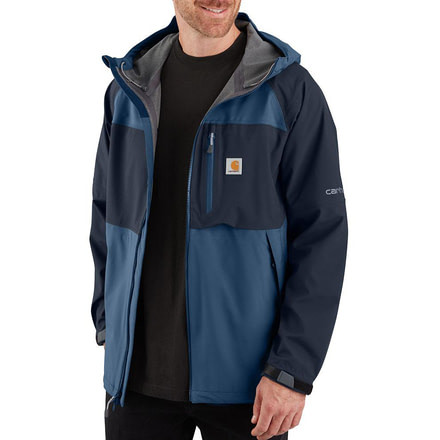 Carhartt OJ245 Storm Defender Nylon Jacket - Mens, Dark Blue/Navy, Small, 104245-492-REG-S