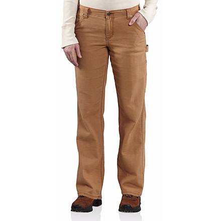 Original Fit Canvas Crawford Dungaree Pant - Womens-Honey Ginger-Regular Inseam-10