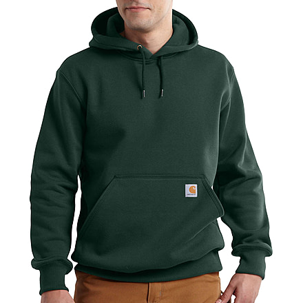 Carhartt Rain Defender Paxton Heavyweight Hooded Sweatshirt for Mens, Dark Green, Medium/Regular 100615-358-REG-M