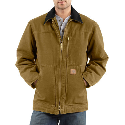Carhartt Ridge Coat for Mens, Frontier Brown, Extra Large/Regular C61-FRB-REG-XLG