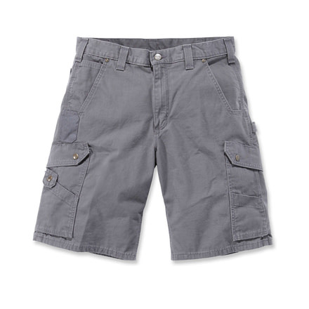 Carhartt Ripstop Cargo Work Short - Mens, Gravel, 28 Waist B357-GVL-28