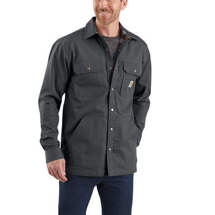 Carhartt Ripstop Solid Shirt Jac - Mens, Shadow, Extra Large, 104146-029-REG-XL