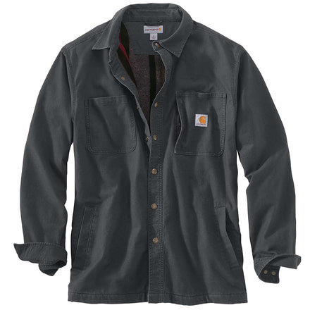 Carhartt Rugged Flex Rigby Shirt Jac - Mens, Shadow, S-REG 102851-029-REG-S