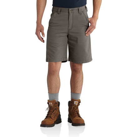 Carhartt Rugged Flex Rigby Short for Mens, Gravel, 38 102514-039-38
