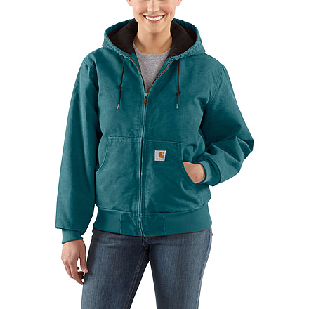 Carhartt Sandstone Active Jacket for Womens, Dark Teal, Extra Large/Regular WJ130-443-REG-XLG