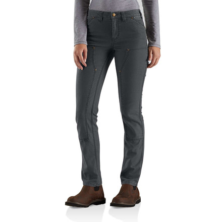 Carhartt SlimFit Canvas Dungaree for Womens, Shadow, 4/Tall 100723-029-TLL-4