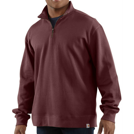 Carhartt Sweater Knit Quarter Zip - Men's-Port-Small