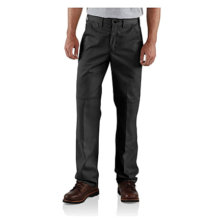 Carhartt Twill Double-Front Work Pant - Men's-Black-36 Waist-Long Inseam